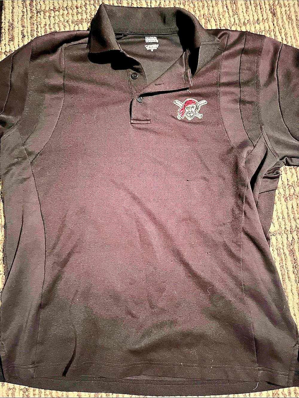 Pittsburgh Pirates Black Polo Shirt